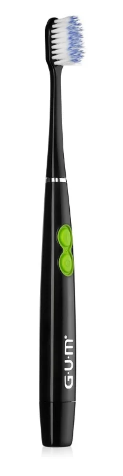 Gum Sonic Daily Spazzolino a Batteria Nero, 1 pezzo