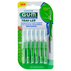 GUM Trav-Ler - 1414 Scovolino interdentale da 1.1 mm, 6 scovolini