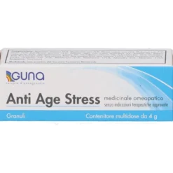 Guna Antiage Stress - Granuli omeopatici per ansia e stress, 4 g