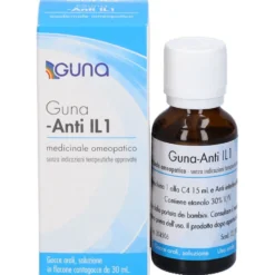 Guna Anti IL1 - Medicinale omeopatico in gocce orali ad azione antinfiammatoria, 30 ml