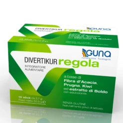 Guna Divertikur - Regola Integratore Alimentare, 15 Stick