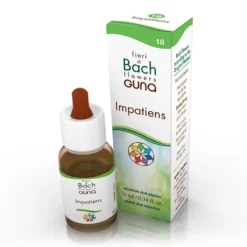 Guna Impatiens Fiori di Bach - Rimedio fitoterapico in gocce per la pazienza e la calma, 10 ml