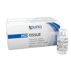 Guna Md-Tissue - Dispositivo medico al collagene per la funzionalità articolare, 10 fiale da 2 ml