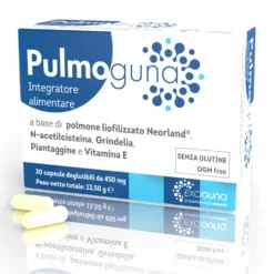 Guna Pulmoguna - Integratore per la funzionalità delle vie respiratorie, 30 capsule
