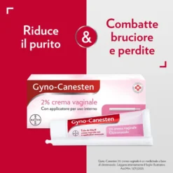 Gynocanesten Crema per Candida Prurito Bruciore Intimo Perdite Infezioni Vaginali, 30g