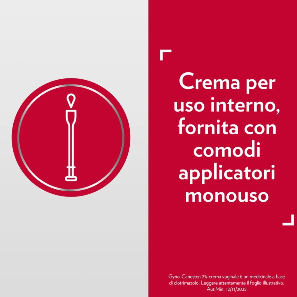 Gynocanesten Crema per Candida Prurito Bruciore Intimo Perdite Infezioni Vaginali, 30g