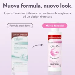 Gyno-Canesten Inthima Lenitivo Detergente Intimo Candida e Vaginosi, 200ml