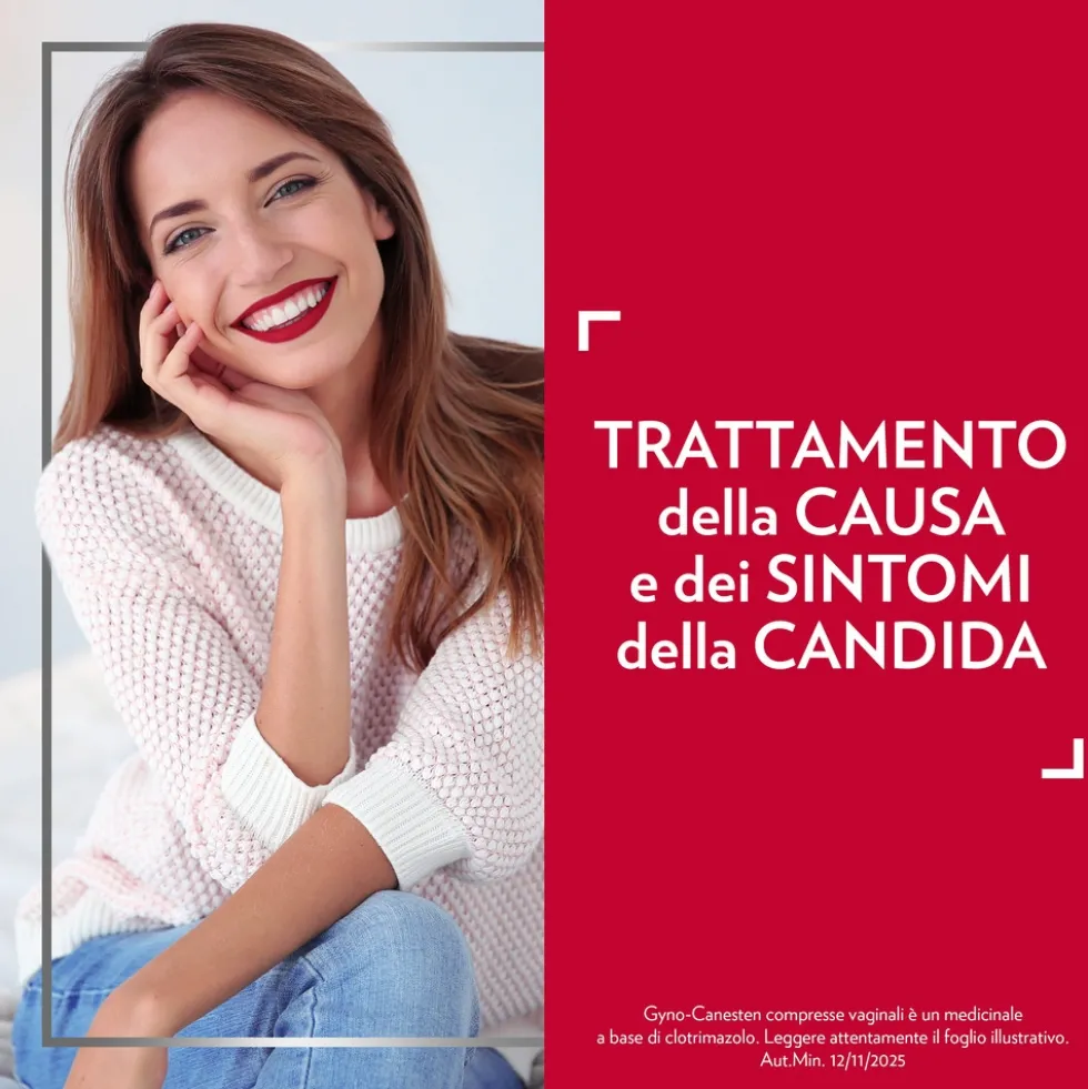 Gynocanesten per Candida Prurito Bruciore Intimo Perdite Infezioni Vaginali, 12 Compresse Vaginali