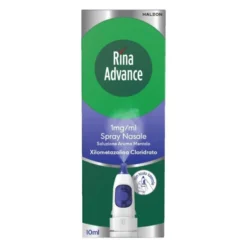 Haleon RinaAdvance Spray Nasale 1mg/ml Xilometazolina Cloridrato Decongestionante Nasale, 10ml