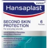 Hansaplast Second Skin Protection - Cerotti autoadesivi per le ferite superficiali, 6 cerotti