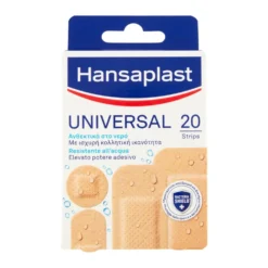 Hansaplast Universal - Cerotto Resistente all'Acqua, 20 cerotti 4 formati