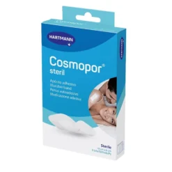 Hartmann Cosmopor Steril Medicazione Adesiva in TNT Sterile 10 x 6 cm, 5 medicazioni