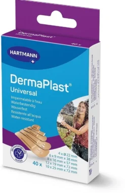 Hartmann DermaPlast Universal Cerotti Traspiranti 5 Formati, 40 cerotti
