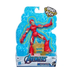 Hasbro Marvel Avengers Iron Man Bend and Flex - Personaggio snodabile per bambini, 1 pezzo da 15 cm