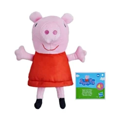 Hasbro Peppa Pig - Peluche interattivo con effetti sonori per bambini, 1 pezzo da 19 cm