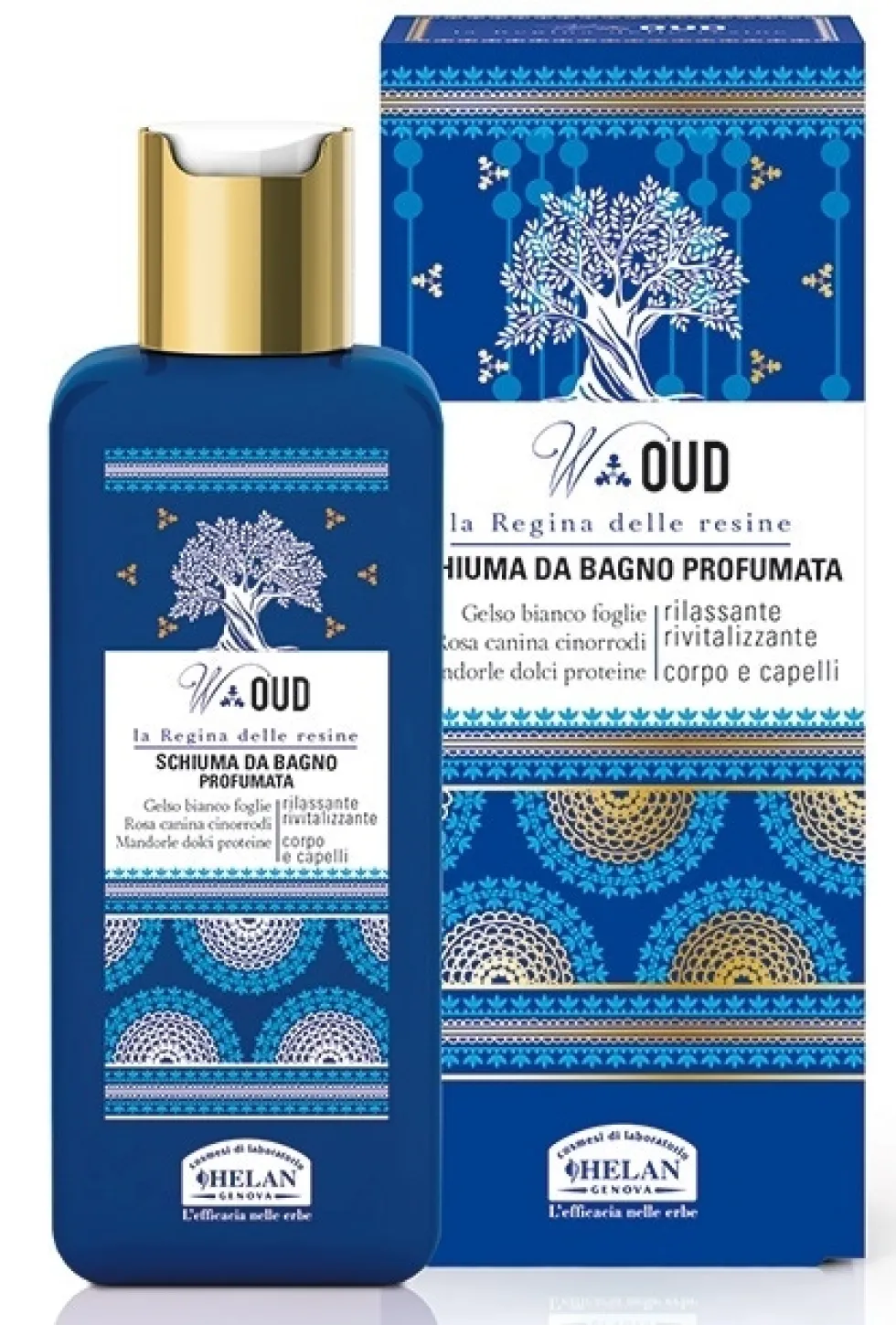 Helan W-Oud - Schiuma Bagno Profumata per Donna, 200ml