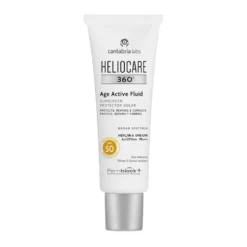 Heliocare 360° Age Active Fluid - Fluido solare viso SPF 50 contro il fotoinvecchiamento, 50 ml