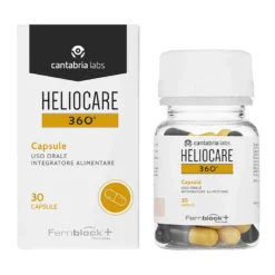 Heliocare 360° Integratore Antiossidante e Benessere della Pelle, 30 Capsule