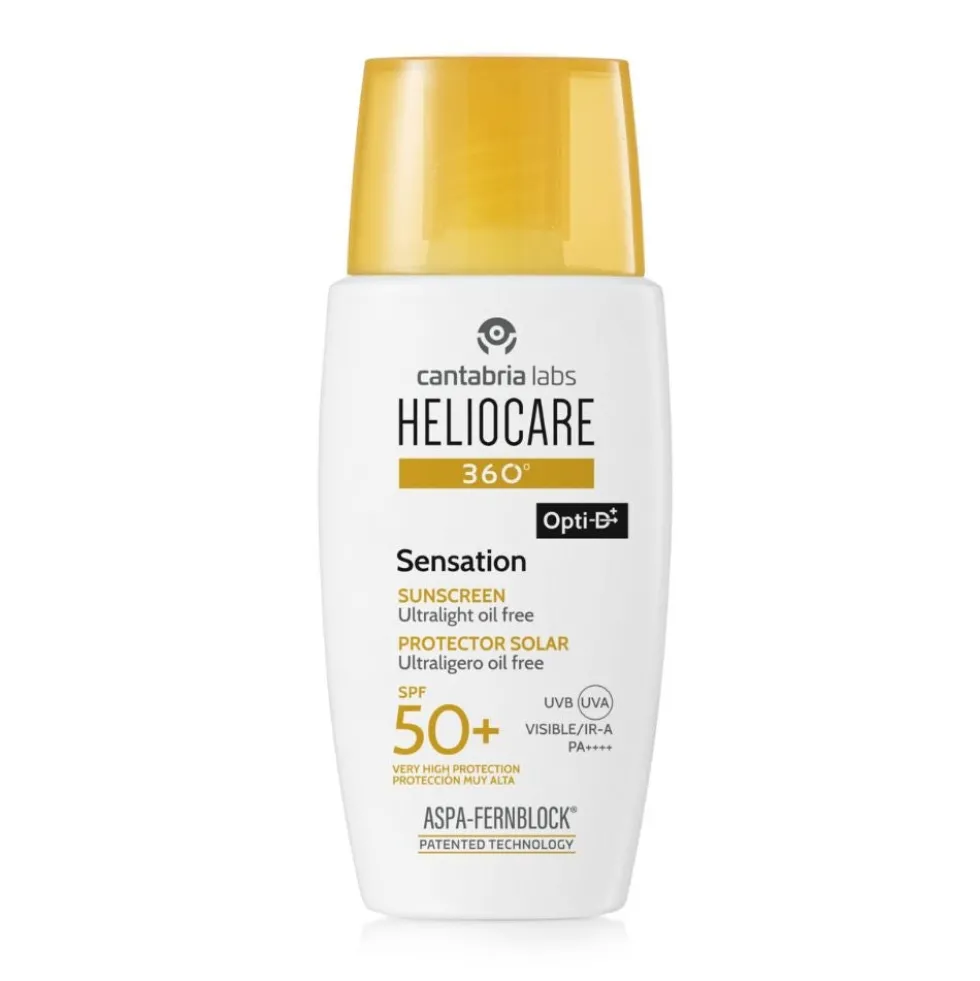 Heliocare 360° Sensation SPF50+ Protezione Solare Viso Ultra Leggera, 50ml