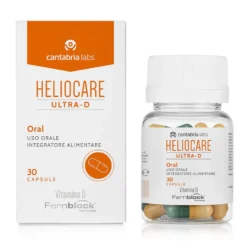 Heliocare Ultra D Oral - Integratore alimentare antiossidante per la fotoprotezione, 30 capsule