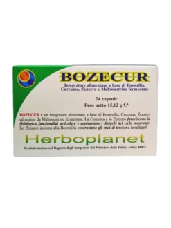 Herboplanet Bozecur - Integratore per la funzionalità articolare e digestiva, 24 capsule