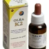 Herboplanet Olea K2 - Integratore alimentare in gocce per le ossa e la coagulazione, 20 ml