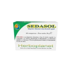 Herboplanet Sedasol Integratore Alimentare, 60 Compresse