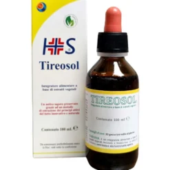 Herboplanet Tireosol Integratore per la funzione tiroidea ed epatica, 100 ml