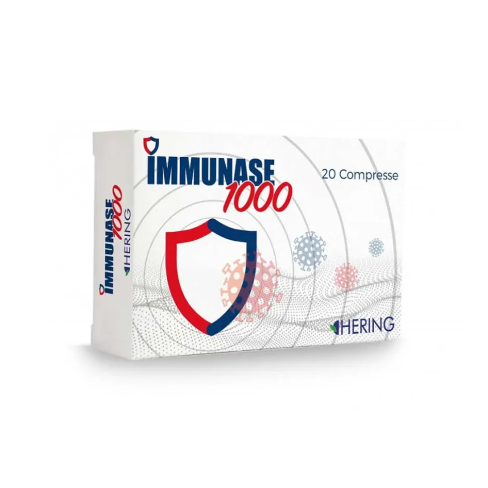 Hering Immunase 1000 Integratore di Supporto Sistema Immunitario, 20 Compresse