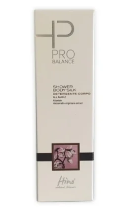 Hino Pro Balance Gel Doccia Corpo Effetto Seta - Detergente lenitivo per la pelle sensibile, 200 ml