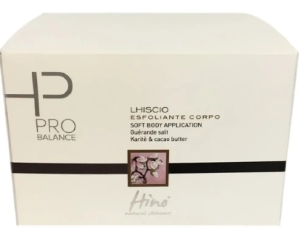 Hino Pro Balance Lhiscio - Esfoliante corpo per rinnovare e ammorbidire la pelle, 200 ml