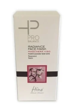 Hino Pro Balance Radiance Face Mask - Maschera viso purificante e illuminante, 50 ml