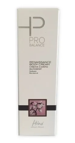 Hino Pro Balance Renaissance - Crema corpo idratante e tonificante per la pelle secca, 200 ml