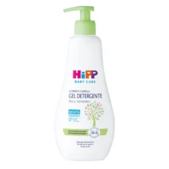 HiPP Baby Care - Gel detergente corpo e capelli per la pelle sensibile dei bambini, 400 ml