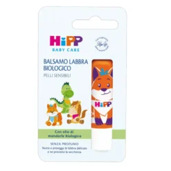 HiPP Balsamo labbra biologico - Balsamo nutriente per le labbra dei bambini, 4,8 g