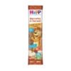 HiPP Barretta biologica con mela, pesca e cereali - Snack per bambini dal 1° anno, 20 g