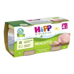 HiPP Biologico Omogeneizzato Prosciutto dai 4+ Mesi, 2 x 80g