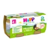 HiPP Omogeneizzato Biologico di Prugna e Mela dai 4+ Mesi, 2 x 80g