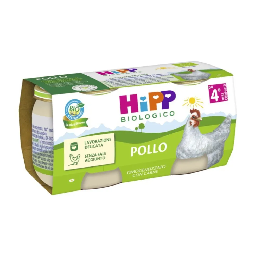 HiPP Omogeneizzato BIO Pollo, 2 x 80g