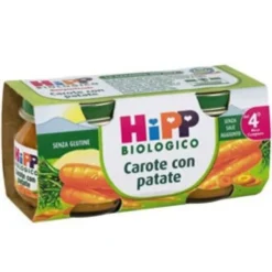 HiPP Omogeneizzato di carote e patate dai 4 mesi, 2x80 g