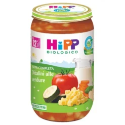 HiPP Pappa completa ditalini alle verdure alimento biologico per lo svezzamento, 250 g