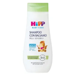HiPP Shampoo con Balsamo pelli sensibili, 200ml
