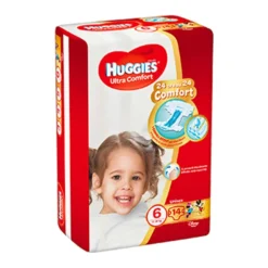 Huggies Ultra Comfort Pannolino per Bambini Taglia 6 per 16-30 Kg, 14 Pezzi