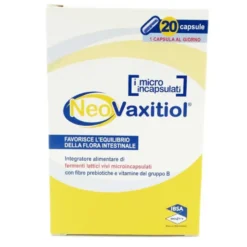 IBSA Neovaxitiol - Integratore di fermenti lattici per la flora intestinale, 20 capsule