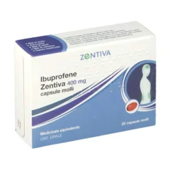 Ibuprofene Zen 400mg Trattamento del Dolore, 20 Capsule Molli