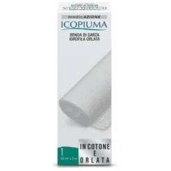 Icopiuma Benda orlata - Icopiuma benda orlata cotone, 1 benda da 10 cm x 5 m