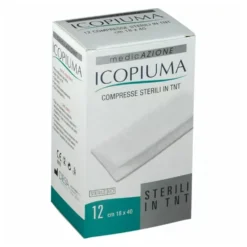 Icopiuma Compresse Sterili in TNT 18x40cm, 12 compresse sterili