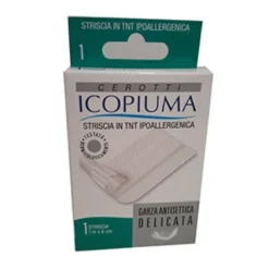 Icopiuma Striscia delicata Cerotto per medicazioni 1 m x 6 cm, 1 striscia