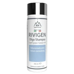 Idi Farmaceutici Rivigen - Oligo-Shampoo Sebonormalizzante per Capelli Grassi, 200ml