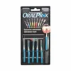 IDS Oralprox - Spazzolini Interdentali Misura 1 Colore Azzurro, 6 Scovolini
